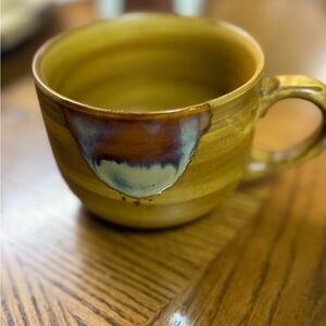 Sango Splash Stoneware Mug | Drip Glaze | Made in China | Rustic Pottery Cup